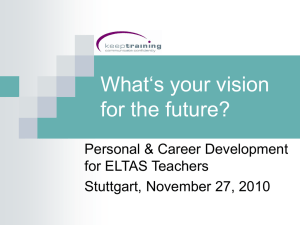 What`s your vision for the future?