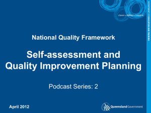 3. The Quality Improvement Plan