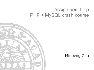 php $result = mysql_query("select book_name, publish_year from