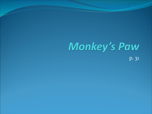 Monkey`s Paw - Breathitt County Schools