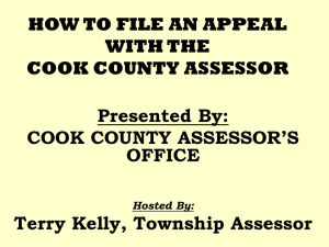 How To Appeal Your Assessment With The Cook County Assessor