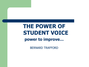 Power of the Student Voice
