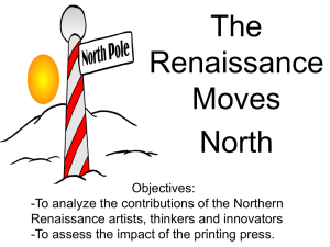 The Renaissance Spreads North