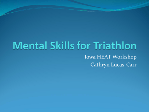 Mental Skills for Triathlon