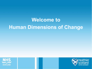 Human Dimensions of Change - introduction