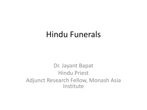 Hindu Funerals