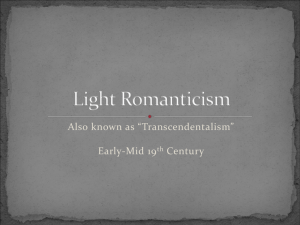 Light Romanticism - Sprague High School