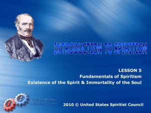 PPT - Spiritist Federation of Florida