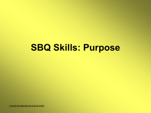 SBQ Skills: Purpose
