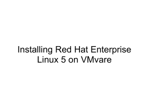 Installing Red Hat Enterprise Linux 5
