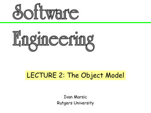 The Object Model - ECE