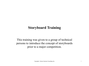 Storyboard Training