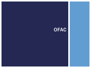 OFAC Slides - Utah`s Credit Unions