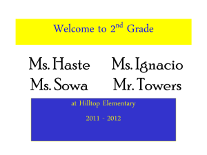 Welcome to 2nd Grade Powerpoint 2
