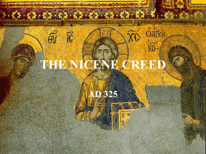 THE NICENE CREED