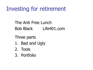 Investing for retirement