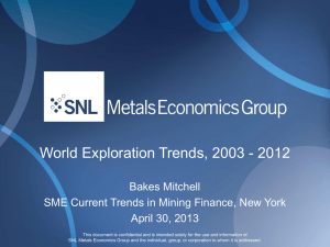 I.1.2 - SNL Metals Economics Group