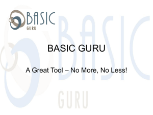 BASIC GURU