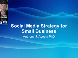 Social Media Strategies for Small Business Powerpoint Presentation