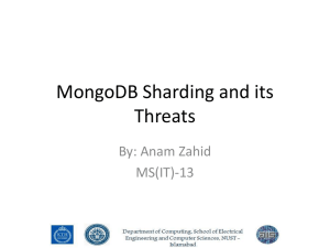 MongoDB sharding and its Threats