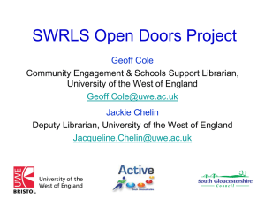 South Gloucestershire Open Doors Project