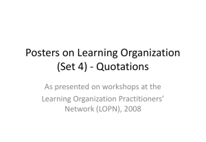 Posters_on_Learning_.. - Learning Organization Practitioners