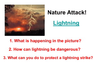 Nature Attacks!: Lightening