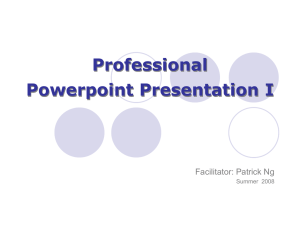 Maximizing Powerpoint Presentation
