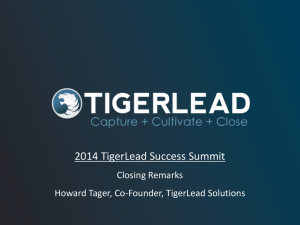Howard Tager`s closing remarks