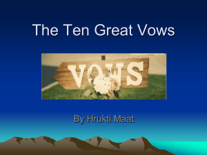 The Ten Great Vows