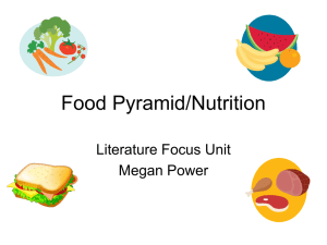 Food Pyramid/Nutrition