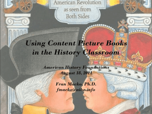 Picture Books of the American Revolution