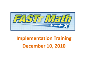 FASTT Math Training - Seguin Independent School District