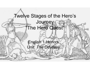 12 Stages of the Hero`s Journey
