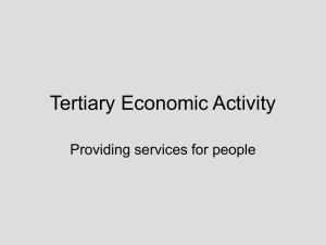 19. Tertiary Economic Activity