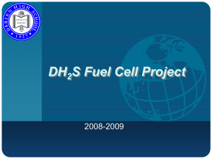 DH2S Fuel Cell Project - International Technology and Engineering