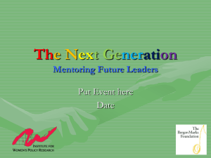 The Next Generation Mentoring Future Union Leaders