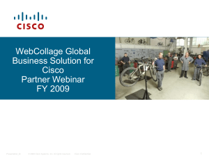 Cisco Webcollage Overview