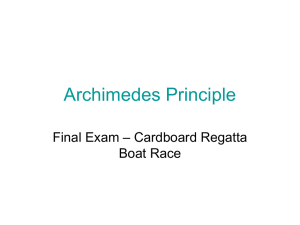 Archimedes Principle PPT