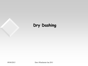 Dry Dashing