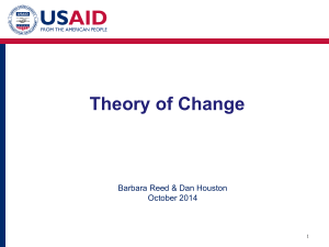 Theory of Change - Food and Nutrition Technical Assistance III