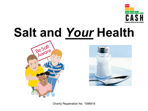 Food Labels - Consensus Action on Salt and Health