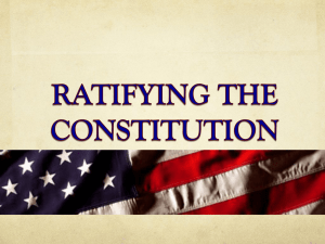 In 1787, citizens from every state began to debate the Constitution