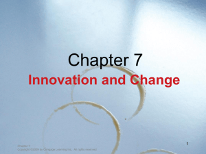 Innovation and Change