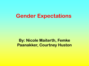 Gender Expectations
