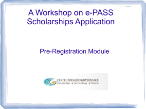 ePASS-PreRegistration