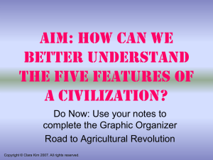 The Five Features of a Civilization