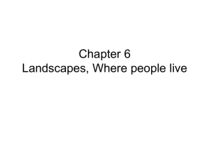 Chapter 6 - Interpreting Places and Landscapes