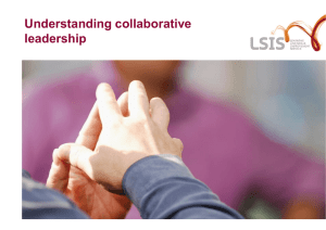 Understanding collaborative leadership