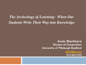 When Our Students Write Their Way Into Knowledge